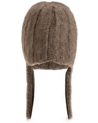 Maison Margiela - Ribbed Ear-Flap Beanie Hat - Lyst