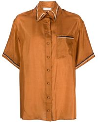 Zimmermann - Alight Graphic-print Silk Shirt - Lyst