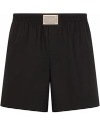 Dolce & Gabbana - Logo Plaque Boxer Shorts - Lyst