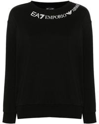EA7 - Sweater Met Logoprint - Lyst