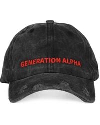 CAPTURE GALLERY - Distressed Embroidered Baseball Cap - Lyst