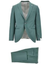 Luigi Bianchi - Single-Breasted Wool Suit - Lyst
