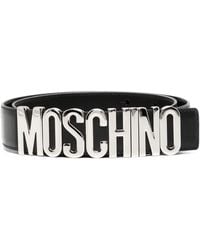 Moschino - Riem Met Logoplakkaat - Lyst