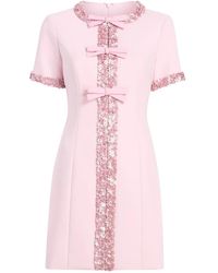Cinq À Sept - Maelle Embellished Mini Dress - Lyst