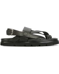 Lanvin Crossover Sandals - Black