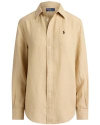 Polo Ralph Lauren - Pony-Embroidered Linen Shirt - Lyst
