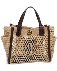 Chloé - Small Iconic Raffia Tote Bag - Lyst