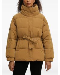 EA7 - Plumífero con cinturón - Lyst