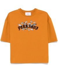 Chiara Ferragni - T-Shirt Gothic Butterflies - Lyst