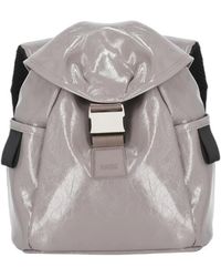 Rains - Mini Sac À Dos Valera À Effet Verni Et Fermeture À Boucle - Lyst