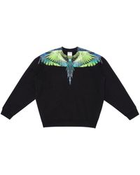 Marcelo Burlon - Icon Wings Sweatshirt mit rundem Ausschnitt - Lyst