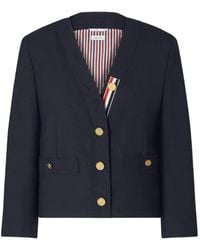 Thom Browne - Hopsack Suiting Cardigan - Lyst