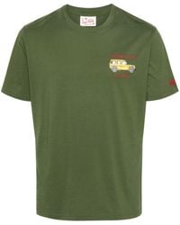 Mc2 Saint Barth - Logo-embroidered Cotton T-shirt - Lyst