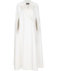 Dolce & Gabbana - Double-Breasted Wool Cape - Lyst