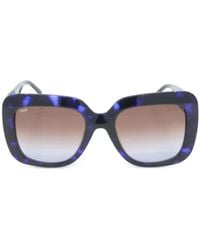 MCM - Tortoiseshell-Effect Geometric-Frame Sunglasses - Lyst