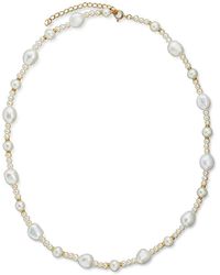 V Jewellery - Isobelle Pearl Necklace - Lyst