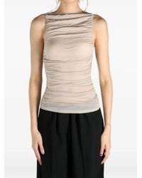 Paloma Wool - Top Smanicato Con Ruches - Lyst