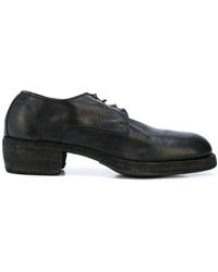 Guidi - Round Toe Lace Up Derby Shoes - Lyst