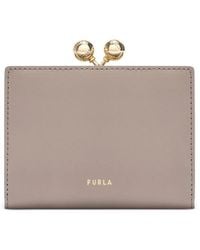 Furla - Dots Printed Clasp Wallet - Lyst