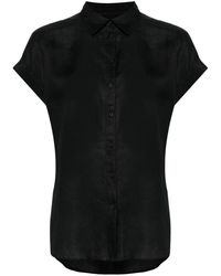 Lauren by Ralph Lauren - Button-up Linen Shirt - Lyst