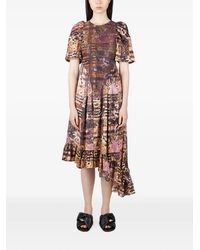 Collina Strada - Asymmetric Midi Dress - Lyst