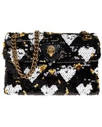 Kurt Geiger - Sequin Heart Chain Shoulder Bag - Lyst