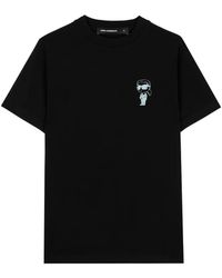 KARL LAGERFELD - Ikonik Patch T-Shirt - Lyst