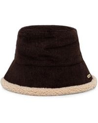 Barbour - Overton Corduroy Fleece-Trim Bucket Hat - Lyst