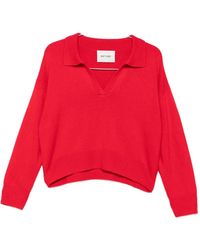Soft Goat - Polo-Collar Knitted Sweater - Lyst