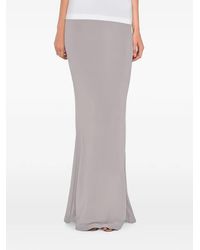 Norma Kamali - Obie Fishtail-Hem Maxi Skirt - Lyst