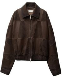 Versace - Chaqueta Tipo Blusón De Piel - Lyst