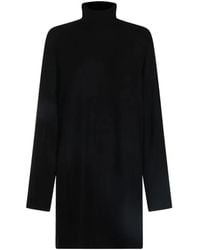 Thom Krom - High-Neck Long-Sleeve Mini Dress - Lyst