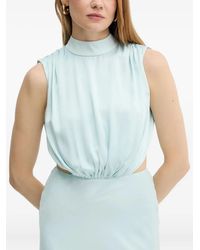 Bardot - Delphine High-Neck Cut-Out Dress - Lyst