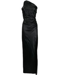 Michelle Mason - Vestido de fiesta con detalle fruncido - Lyst