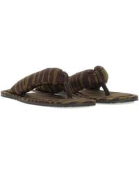 The Attico - Indie Zebra-Print Flip Flops - Lyst