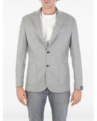 Barba Napoli - Blazer Met Enkele Rij Knopen - Lyst