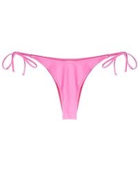 Moschino - Logo-Print Bikini Bottoms - Lyst