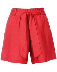 Amir Slama - Belted Elasticated Short Shorts - Lyst