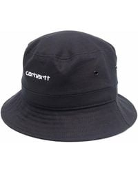 Carhartt - Logo-embroidered Cotton Bucket Hat - Lyst
