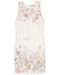 Twinset - Mini Floral Belted Dress - Lyst