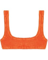 Reina Olga - Haut De Bikini Ginny À Effet Froissé - Lyst