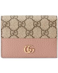 Gucci - Tarjetero con motivo GG Marmont - Lyst