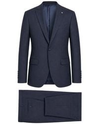 ETIEM TEXTIL S.L. - Notched-Lapel Single-Breasted Suit - Lyst