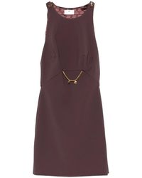Elisabetta Franchi - チェーントリム ノースリーブドレス - Lyst