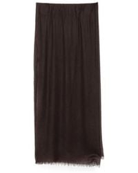 N.Peal Cashmere - Ultrafine Frayed Shawl - Lyst