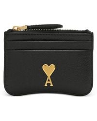 Ami Paris - Portacarte Paris Paris Con Zip - Lyst