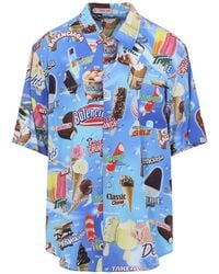 Balenciaga - Sweet Treats Print Bowling Shirt - Lyst