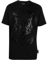 Philipp Plein - Tiger Logo-Print T-Shirt - Lyst