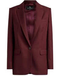 Etro - Single-Breasted Jacket - Lyst