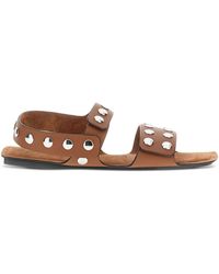KHAITE - Boden Flat Sandals - Lyst